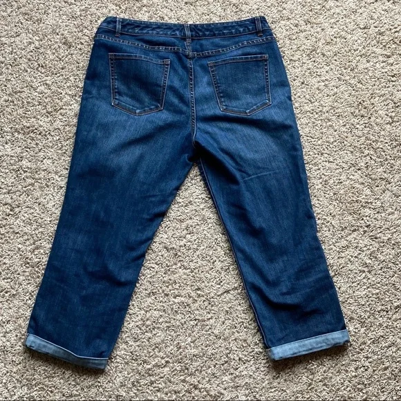 EUC*Coldwater Creek Cropped Jeans - Picture 5 of 6